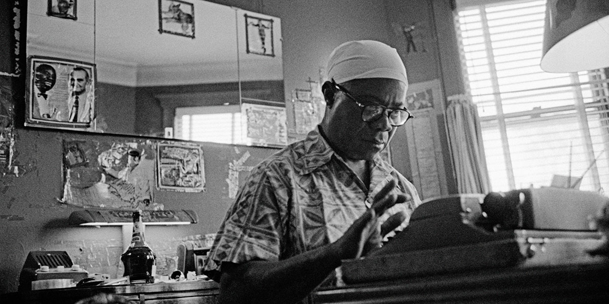 still from Louis Armstrong Black and Blue